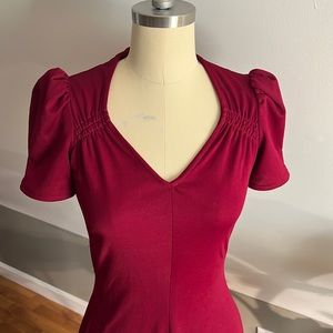 VTG 70s Does 40s Maxi Dress